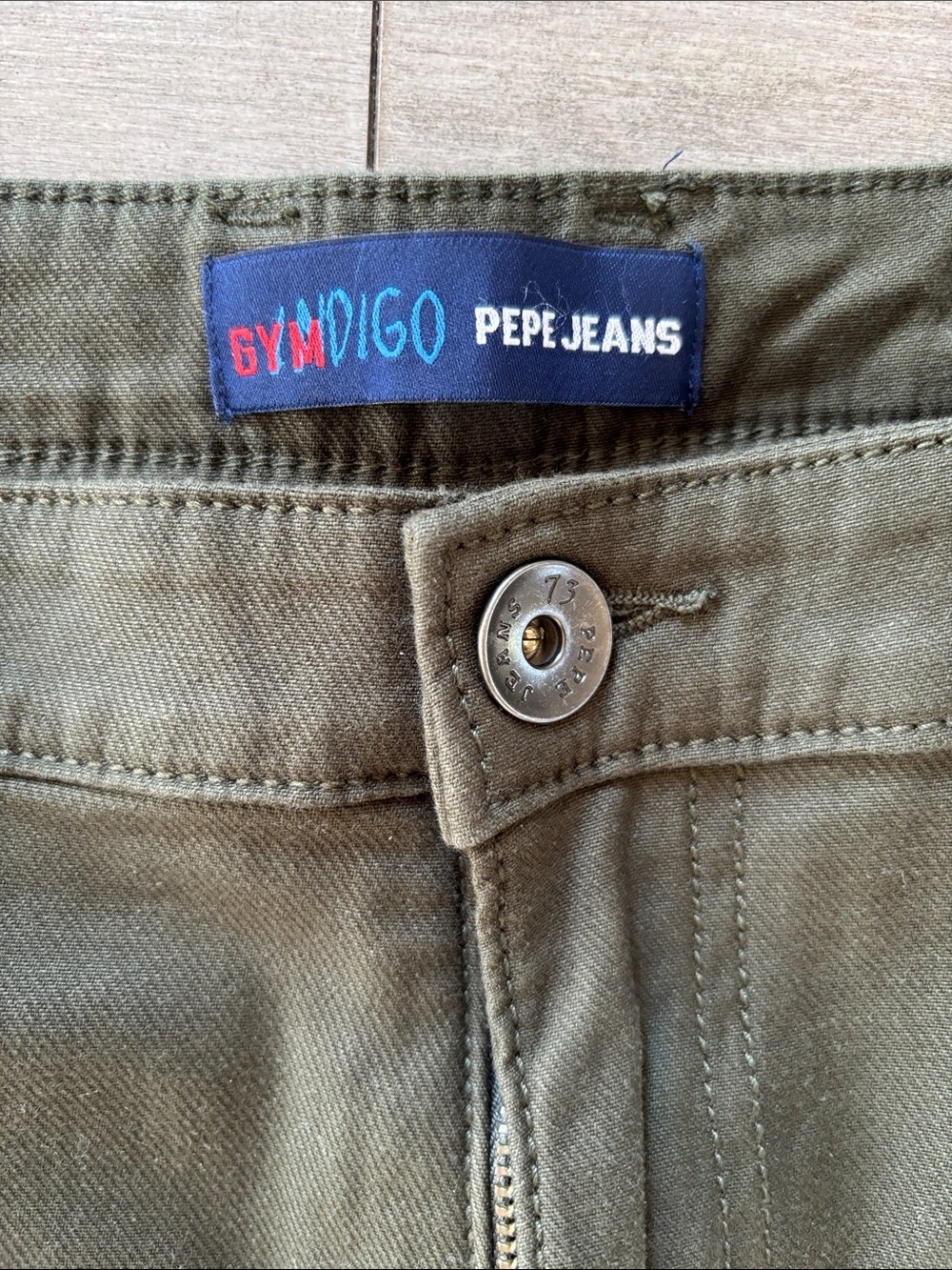 Pepe Jeans Olive Green Men's Jeans - Picture 4 of 12